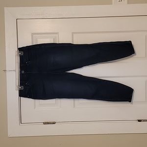 Seven high rise cropped jeans